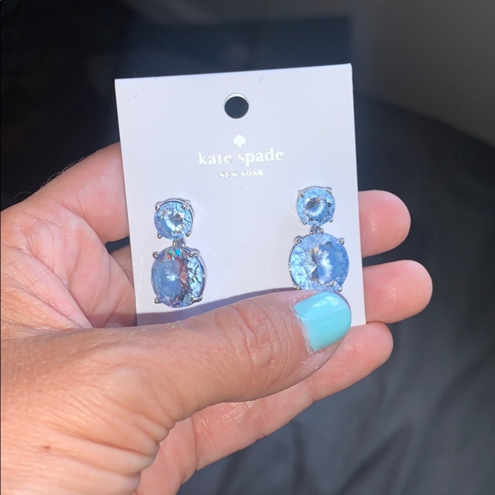 Kate Spade baby blue earrings